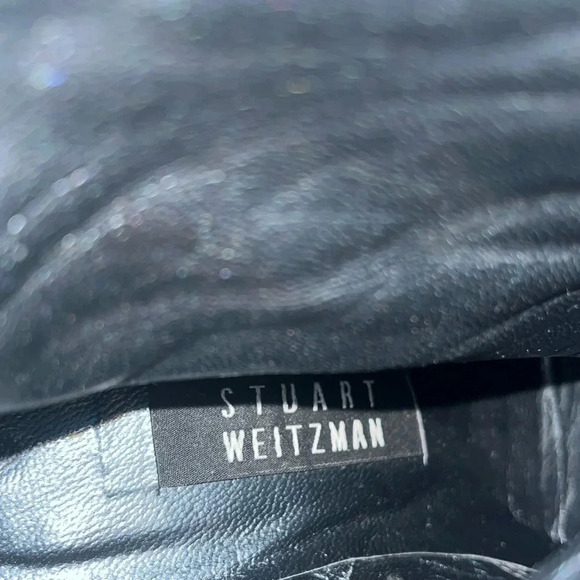 Stuart Weitzman Black Suede Ankle Booties‎ Women’s Sz 7 - Picture 12 of 13